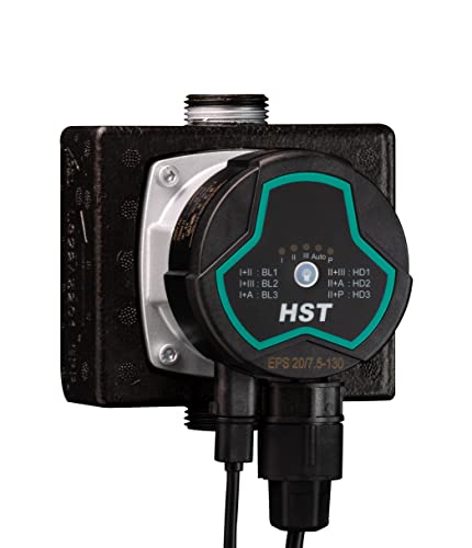 HST | Hocheffiziente Heizungspumpe | Umwälzpumpe | HST EPS 20-7.5/130 mm | Förderhöhe 7.5 Meter | Drehzahlregelung über PWM Signal von HST-AUSTRIA