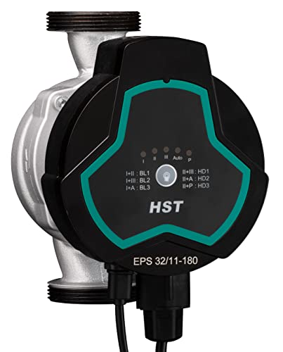 HST | Hocheffiziente Heizungspumpe | Umwälzpumpe | HST EPS 32-110/180 mm | Förderhöhe 11 Meter | Drehzahlregelung über PWM Signal von HST-AUSTRIA