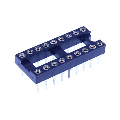 HUABAN 5 Stück DIP-18 DIP18 Runder Stiftabstand 2,54 mm Breite 10 mm IC-Testbuchsenadapter-Löttyp von HUABAN