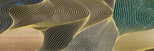 HUBDECO - Teppich - Küchenteppich - Badezimmerteppich - Badteppich - Küchenläufer - Teppich Läufer - Teppich Küche - PCV, Vinyl - rutschfest - Blätter Abstrakt - 60x180cm von HUBDECO