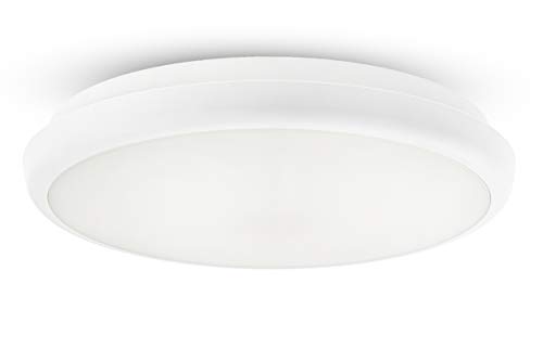 HUBER DL 16 LED Deckenleuchte für Innen/Außenbereich 1500 lm 16W I IP54 geschützte LED Deckenlampe geeignet als Badleuchte, Flurleuchte, Kellerleuchte von HUBER