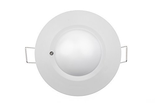 HUBER Motion 65HF Bewegungsmelder 360° für Innen I Unterputz Bewegungsmelder, Deckenbewegungsmelder für LED geeignet, Motion Sensor, 3-Draht-Technik von HUBER