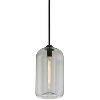 District 1 Pendelleuchte Satinschwarz, Glas von HUDSON VALLEY LIGHTING