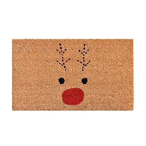 HUPYOMLER 1 Stück Fußmatte Home Decoration Cartoon Weihnachten Eingangsmatte Schlafzimmer Wohnzimmer Teppich Matte von HUPYOMLER