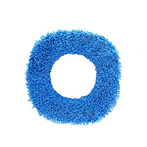 HUPYOMLER Einweg-Mopp, waschbar, langlebig, Ersatz-Mikrofaser-Pads, Staubwischtuch für Trocken- und Nassstaubsauger, Blau von HUPYOMLER