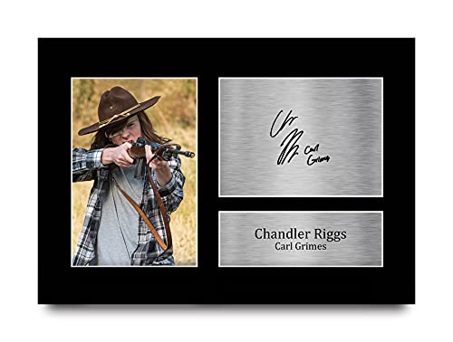HWC Trading A4 Chandler Riggs Walking Dead Carl Grimes Geschenke Gedruckt Signiert Autogramm Bild Für Fernsehen Zeigen Fans von HWC Trading