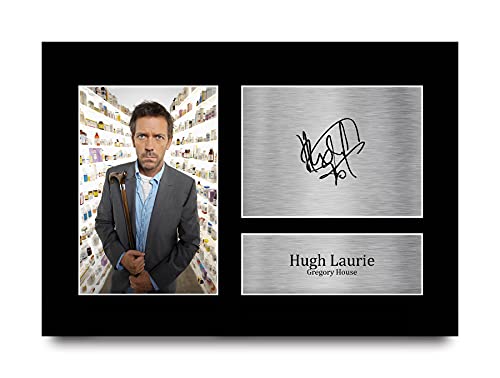 HWC Trading A4 Hugh Laurie Dr House Geschenke Gedruckt Signiert Autogramm Bild Für Fernsehen Zeigen Fans von HWC Trading