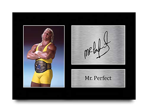 HWC Trading A4 Mr Perfect Gifts Autogramm-Bild für WWE & WWF Memorabilia Fans – A4 von HWC Trading
