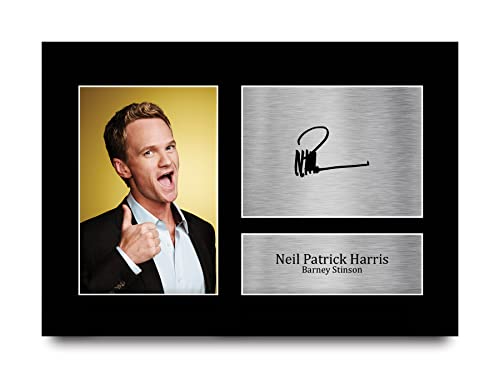 HWC Trading A4 Neil Patrick Harris How I Met Your Mother Geschenke Gedrucktes Signiertes Autogramm Foto für Fans von Fernsehshows von HWC Trading