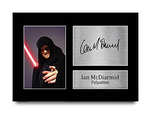 HWC Trading Ian Mcdiarmid A4 Ungerahmt Signiert Gedruckt Autogramme Bild Druck-Fotoanzeige Geschenk Für Star Wars Palpatine Filmfans von HWC Trading