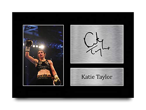 HWC Trading Katie Taylor Gifts gedrucktes Autogramm-Bild für Box-Fans, A4 von HWC Trading