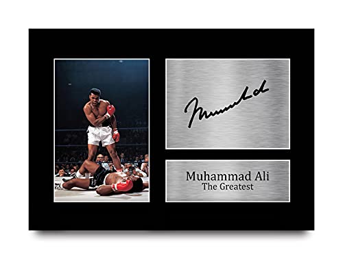 HWC Trading Muhammad Ali A4 Ungerahmt Signiert Gedruckt Autogramme Bild Druck-Fotoanzeige Geschenk Für Boxfans von HWC Trading