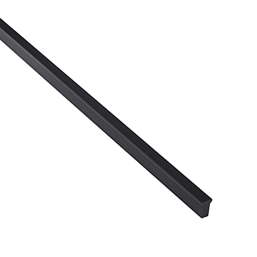 T-Form Moderner Türgriff mit Schrauben, Möbelgriffe Aluminium Türgriffe Küche Stangengriff Schrankgriffe Schubladengriffe Küchenschrank Griffe für Küchenschränke,Schwarz (Hole center:128mm) von HWZP026