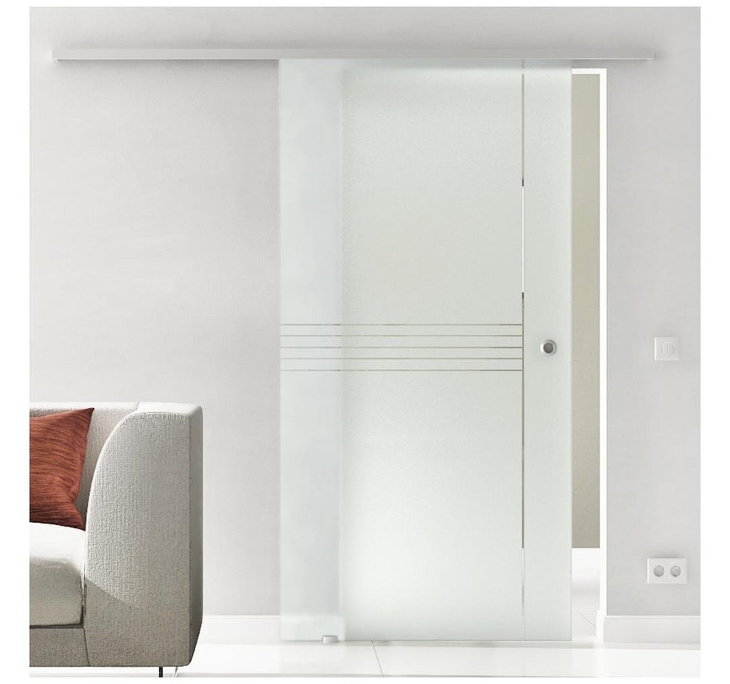 Hadeco Glasschiebetür Hadeco Slimline SoftClose Glasschiebetür 650 x 2050 mm München von Hadeco