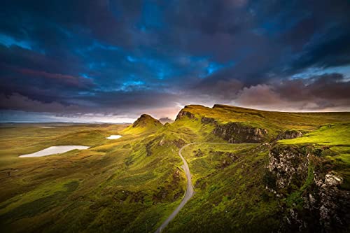Malerei Isle Of Skye Hebris Schottland Malerei Farbe Talk Malen Nach Zahlen Diy Einzigartige Leinwand Ölgemälde Kit Digitale Malerei von Haeran River
