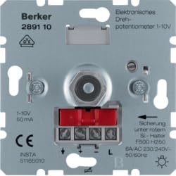 Berker 289110 Elektronische Drehpotentiometer 1-10V 4011334255765 von Hager