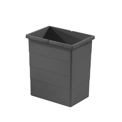 Hailo Inneneimer 1137669 | 20L Mülleimer-Einsatz mit Henkeln | Kunststoff-Abfallbehälter dunkelgrau | 320 x 226 x 350 mm | Ersatz-Eimer für Abfallsysteme Cargo-Soft Raumspar-Tandem Separato K Hailo Inneneimer 1137669 | 20L Mülleimer-Einsatz mit Henkeln | Kunststoff-Abfallbehälter dunkelgrau | 320 x 226 x 350 mm | Ersatz-Eimer für Abfallsysteme Cargo-Soft Raumspar-Tandem Separato K von Hailo