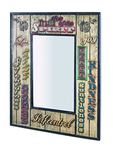 HAKU Möbel Spiegel, Metall, vintage, B 52 x T 3 x H 70 cm von Haku Moebel