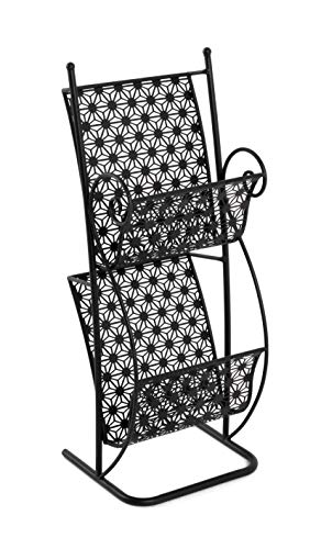 HAKU Möbel Zeitungsständer, Metall, schwarz, B 31 x T 27 x H 80 cm von HAKU Möbel