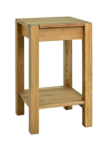 HAKU Möbel Beistelltisch, Massivholz, eiche geölt, B 35 x T 35 x H 60 cm von HAKU Möbel