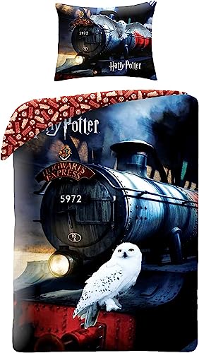 Harry Potter Bettwäsche HP-8062BL 140x200 + 70x90 von Halantex