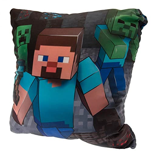 Kissen 40X40 Minecraft Steve Grey von Halantex