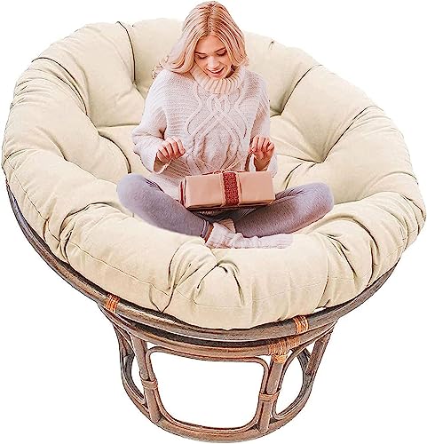 Hallelujah Papasan-Kissen, Papasan-Stuhlkissen, Outdoor-Papasan-Stuhlkissen, Papasan Hängekorb-Stuhlauflage, Wasserdichtes HäNgekorb-Schaukelkissen FüR Den AußEnbereich von Hallelujah