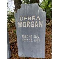 Debra Morgan Grabstein Halloween Requisite Friedhof Dekor Hof Kunst Kostenloser Versand von HalloweenTrickery