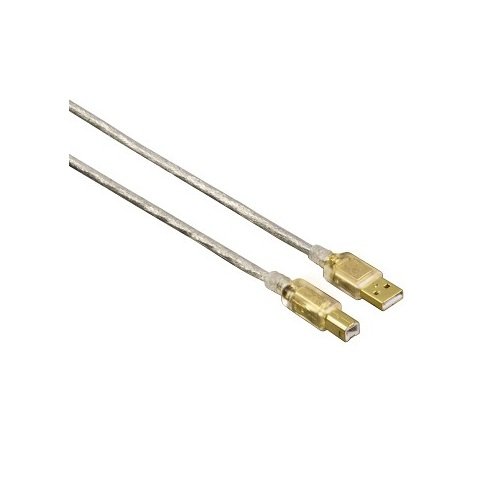 Hama USB Anschlußkabel 2.0–1,5 m Gold Stecker von Hama