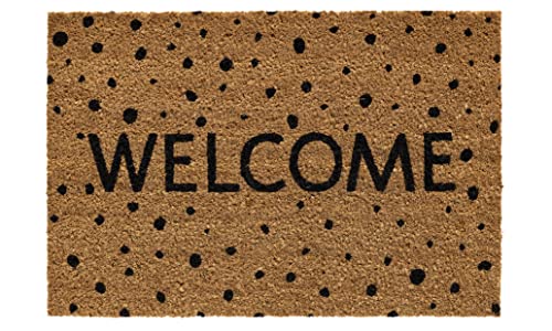 Hamat - Fußmatte E-Coco - Welcome Dots - 40 x 60 cm von Hamat