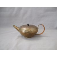 Art Deco Teekanne Messing Vintage Gießkanne Art Deco Teekanne Messing Vintage Gießkanne von HamburgVintage