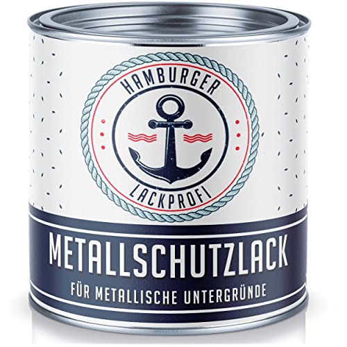 Metallschutzlack GLÄNZEND Grün Moosgrün RAL 6005 Metallschutzfarbe Metalllack Metallfarbe // Hamburger Lack-Profi (1 L) von Hamburger Lack-Profi