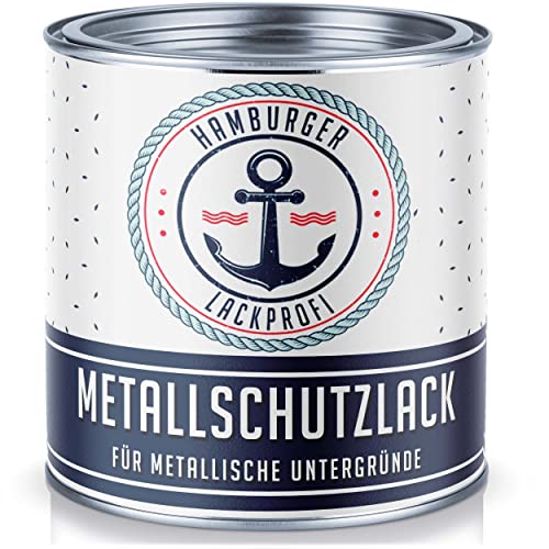 Metallschutzlack GLÄNZEND Smaragdgrün RAL 6001 Grün Metallschutzfarbe Metalllack Metallfarbe // Hamburger Lack-Profi (2,5 L) von Hamburger Lack-Profi