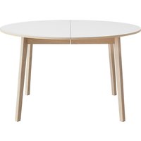 Hammel Furniture Esstisch "Basic Single, ausziehbar, inklusive 2 Einlegeplatten", Ø130/228 cm, Melamin / Massivholz, stabiler dänische Design Tisch von Hammel Furniture