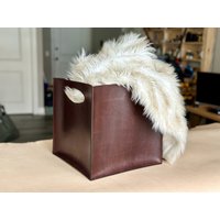 Handgefertigte Aufbewahrungsbox Aus Leder - Mehrere Größen Erhältlich von HandcraftsByAaron