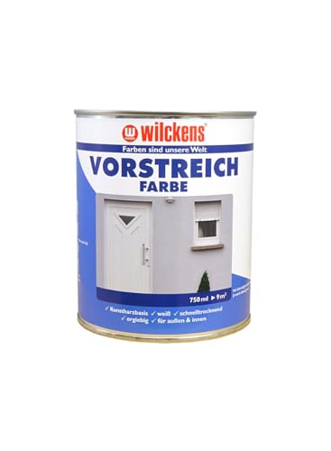 Vorstreichfarbe weiß 750 ml ca. 12 m² / Liter Farbe Innen Außen Zwischenanstrich Voranstrich Wilckens von Handelskönig