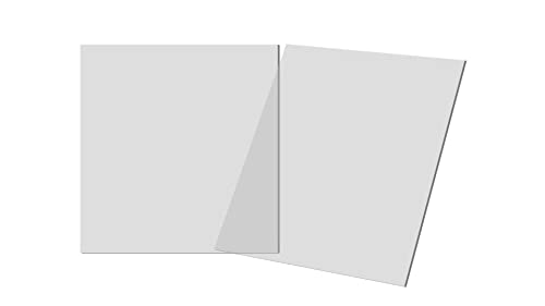 2 quadratische Ganache-Platten aus Acryl, 184 mm von Handmade By Stukk