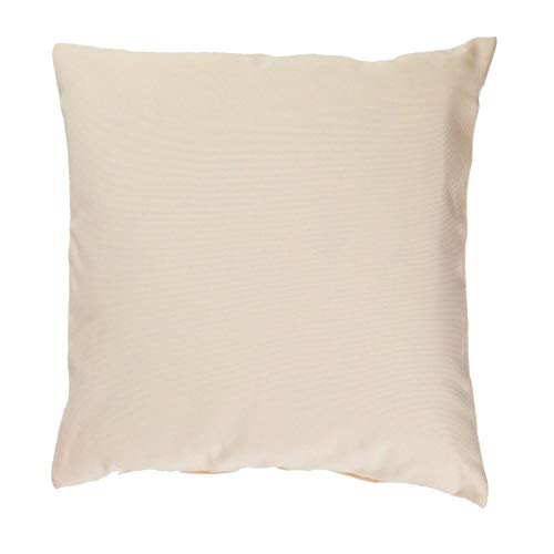 Hans-Textil-Shop Kissenbezug Uni Creme Natur Beige Bio Baumwolle (20x30 cm) - Kissenhülle, Kopfkissen, Deko, Qualität Made in EU von Hans-Textil-Shop