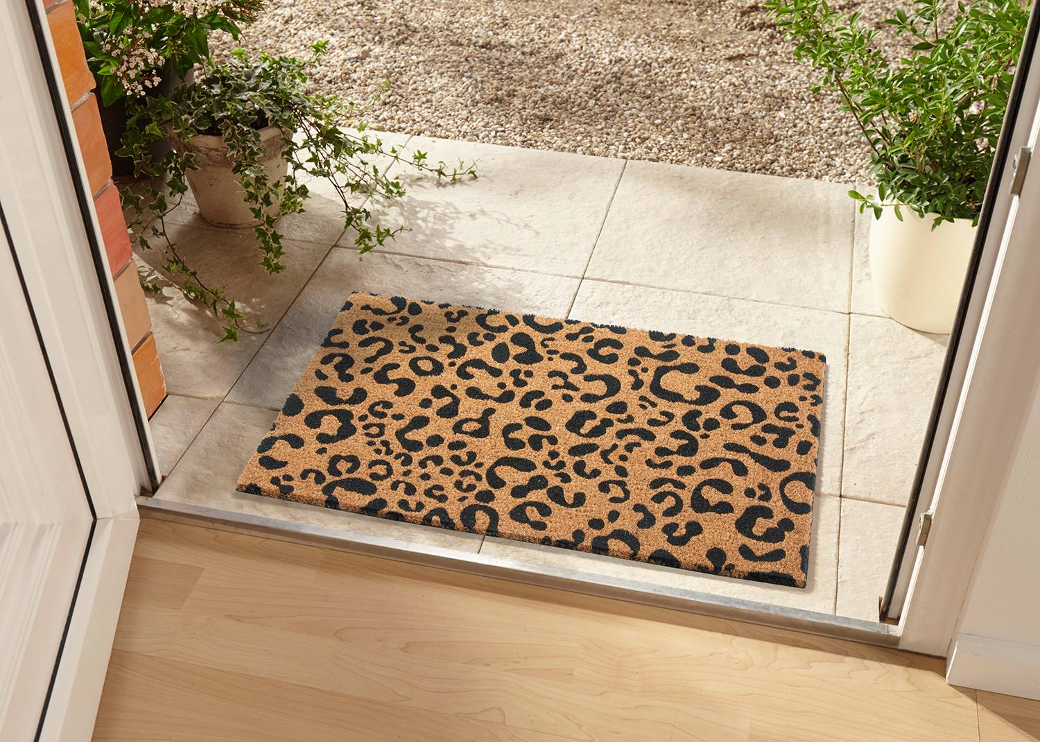 Fußmatte Kokos Leopard Look von Hanse Home