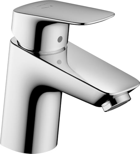 hansgrohe Wasserhahn Logis CoolStart (Armatur mit Auslauf Höhe 70mm und Zugstangen-Ablaufgarnitur) Chrom von hansgrohe