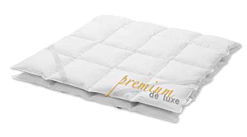 Premium de luxe 975.97.001 Mattress Topper, 90 x 200 cm, 4 x 8 Karos, 960 gr. von Hanskruchen