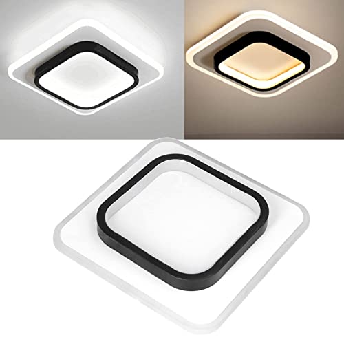 Quadrate Deckenleuchte, LED Deckenleuchte Innovative Gangleuchte Innenkorridor Balkon Deckenleuchte 85-265V (Weißes warmes neutrales Licht) von Haofy