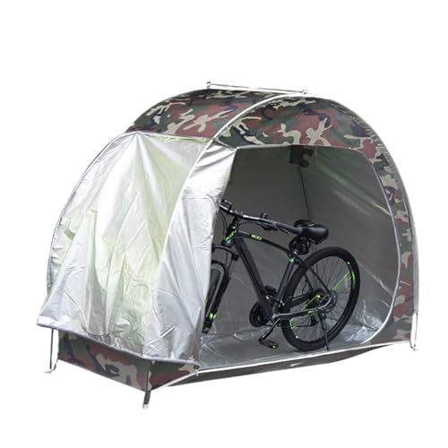 Fahrradzelt für 2-3 Fahrräder, 195x80x163cm Fahrradabdeckungen, 210D Oxford Wasserdicht Fahrradgarage, Tragbarer wetterfest Fahrradabdeckung Outdoor für Motorrad Gartengeräte Rasenmäher Fahrradzelt für 2-3 Fahrräder, 195x80x163cm Fahrradabdeckungen, 210D Oxford Wasserdicht Fahrradgarage, Tragbarer wetterfest Fahrradabdeckung Outdoor für Motorrad Gartengeräte Rasenmäher von Hapihom
