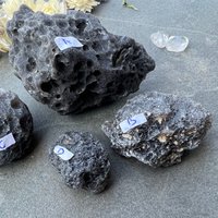 Natürlicher Agni-Manitit-Tektit, Die Rohe Perle Des Göttlichen Feuerkristalls von HappyMinerals