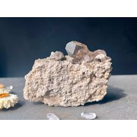 Roher Rauchquarz Österreich 3, 5" Alpenkristall Exemplar von HappyMinerals