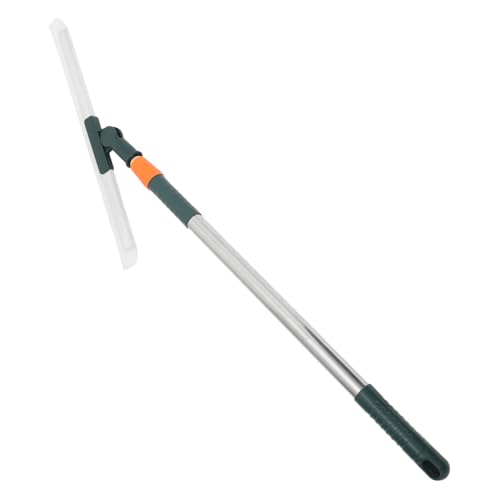 Happyyami Langer Silikon Duschabzieher mit Drehbarem Wischerkopf für Fenster Fliesen Böden und Wände Verstellbarer Stiel für Müheloses Reinigen Küche und Bad Happyyami Langer Silikon Duschabzieher mit Drehbarem Wischerkopf für Fenster Fliesen Böden und Wände Verstellbarer Stiel für Müheloses Reinigen Küche und Bad von Happyyami