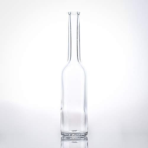 8 kleine Glasflaschen mit Korken – Mini Glasflaschen 100ml verwendbar als Schnapsflaschen klein, Likörflaschen 100ml oder kleine Flaschen zum Befüllen mit Spirituosen aller Art (8) von BAUER