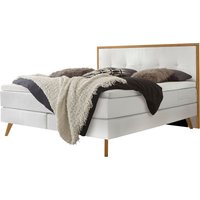 HASENA Boxspringbett Nordic, inkl. Topper, Kopfteilrahmen und Füsse aus massiver Eiche von Hasena