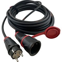 R7030 Strom Verlängerungskabel 16 a Schwarz 10.00 m H07RN-F 3G 1,5 mm² - Hawa von Hawa