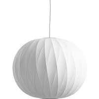 HAY - Nelson Ball Crisscross Bubble Pendelleuchte M, Ø 48,5 x H 39,5 cm, off white von Hay